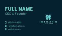 Ninja Tooth Mascot Business Card Design