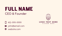 Western Cowgirl Hat Business Card Design