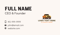 Pickup Truck Transportation Business Card