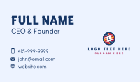 Veteran American Flag Business Card