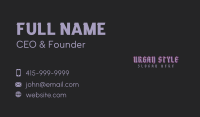 Tavern Business Card example 3
