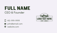 Green Mountain Outdoor Business Card Design