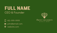 Shovel Lawn Gardening Business Card