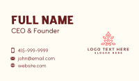 Lotus Yoga Nature Business Card Design