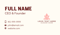 Lotus Yoga Nature Business Card