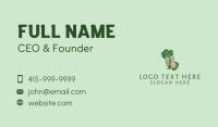 Lucky Irish Shamrock Hand Business Card