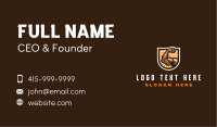 Masculine Body Fitness Business Card