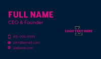 Minimal Business Card example 3