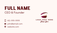 Wellness Woman Eyebrow Business Card