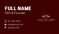 Royal Lion Crown  Business Card