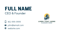 City Tower Mover Truck Business Card Design