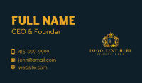 Shield Crown Monarchy Business Card Design