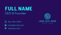 Letter D Business Card example 2