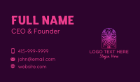 Arch Business Card example 2