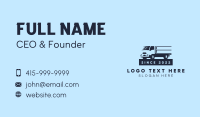 Delivery Truck Vehicle Business Card Design