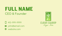 Tree Leaf Frame  Business Card Image Preview