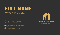 Gold Realty Building Business Card