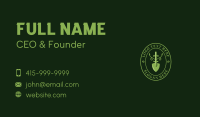 Shovel Plant Farm Business Card Design