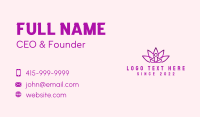 Yoga Wellness Meditation Business Card