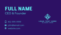 Blue Tech Company Business Card