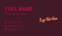 Clothing Business Card example 4