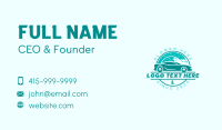 Auto Car Wash Detailing Business Card