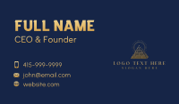 Luxury Pyramid Landmark Business Card