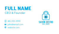 Eye Security Lock  Business Card