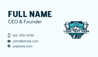 Ski Poles Business Card example 1