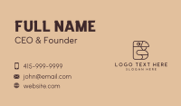 Coffee Lounge Business Card example 3
