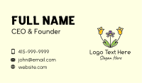 Fancy Tulip Sunflower Business Card