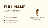 Education Services Business Card example 3