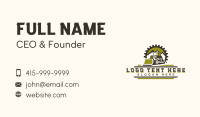 Bulldozer Industrial Machinery Business Card