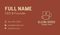 Minimalist Coffee Cups Business Card Image Preview