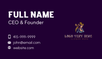 Blonde Business Card example 3