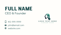 Woman Nature Wellness Business Card