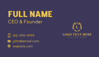 College University Shield Business Card