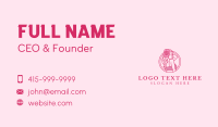 Beauty Hair Stylist Business Card