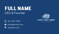 Airplane Cloud Aviation Business Card Design