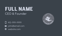 Scary Halloween Ghost Business Card