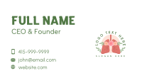 Floral Lungs Healthcare Business Card Design
