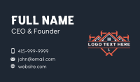 Hammer Construction Roofing Business Card