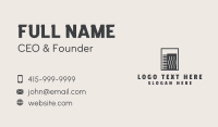 Homeowner Business Card example 2