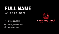 Devil Punk Graffiti Business Card