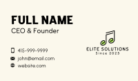 Organic Seed Music Note Business Card