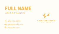 Thunder Logistics Letter V Business Card Design