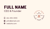 Bonfire Arrow Camping Business Card