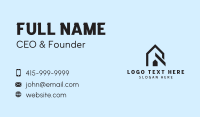 House Door Letter R Business Card