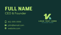 Generic Letter VK Company Business Card Design