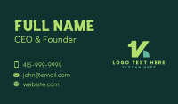 Generic Letter VK Company Business Card